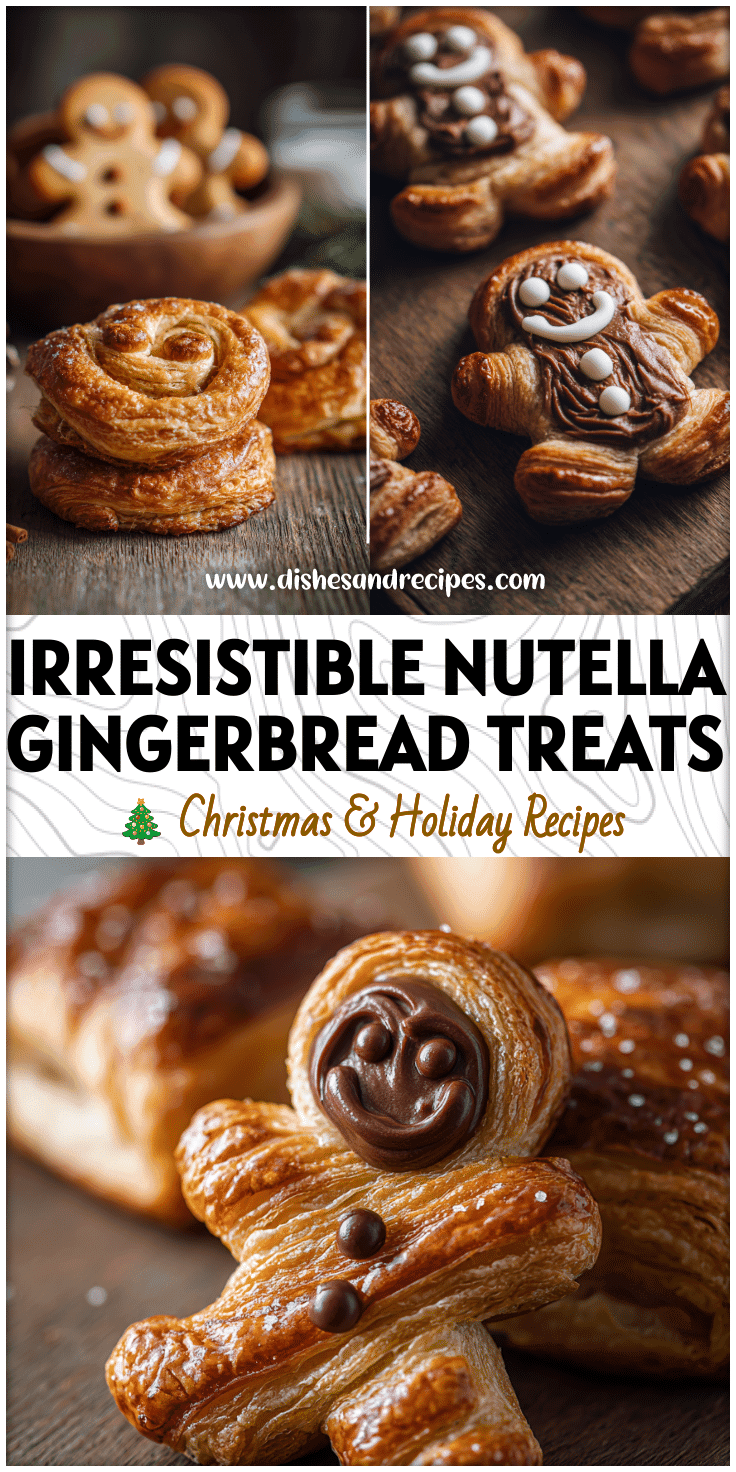 Festive Nutella Puff Pastry Gingerbread Treats You’ll Love